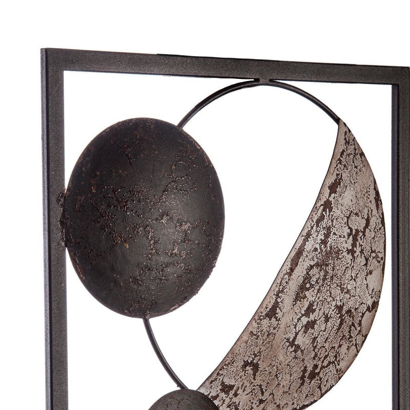 Déco Murale Métal Ethnic Marron 25x61 Atmosphera