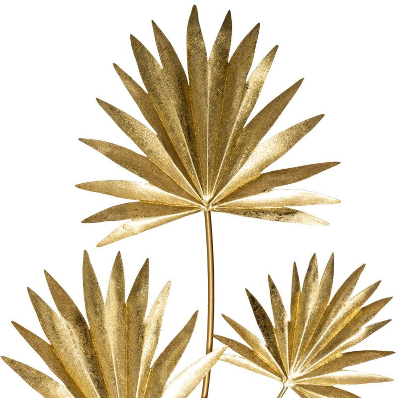 Déco Murale Métal Feuilles Feel Atmosphera