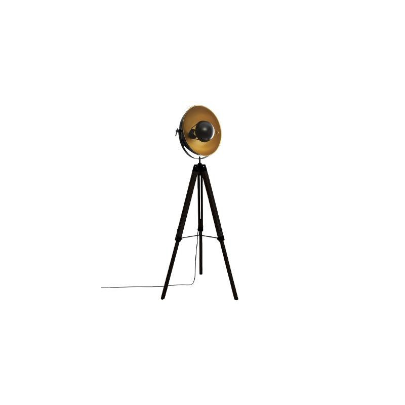 Lampadaire Trépied Loft Noir Lahti Atmosphera