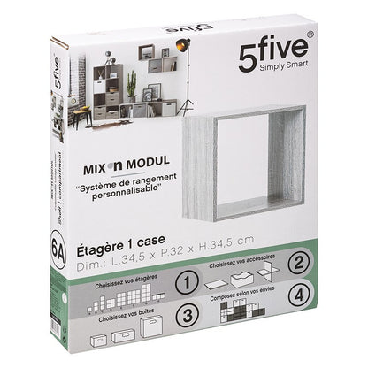  Etagère 1 Case Mix Gris 5Five