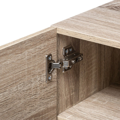  Etagère Murale 2 Niveaux + Porte 57x30 Naturel Fixup 5Five
