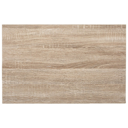  Etagère Murale 2 Niveaux + Porte 57x30 Naturel Fixup 5Five