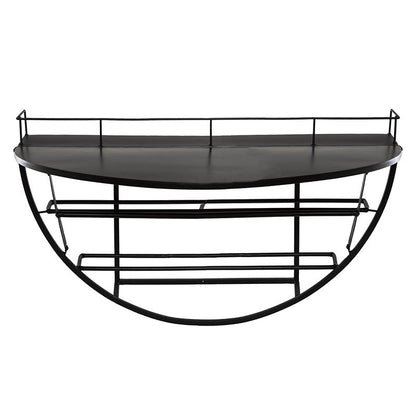  Étagère Murale Métal Bouteilles 68x41 Atmosphera