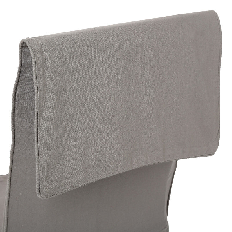  Housse De Chaise Coton Gris Atmosphera