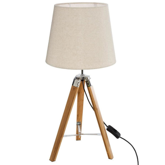  Lampe à Poser Bambou Trépied Runo Atmosphera