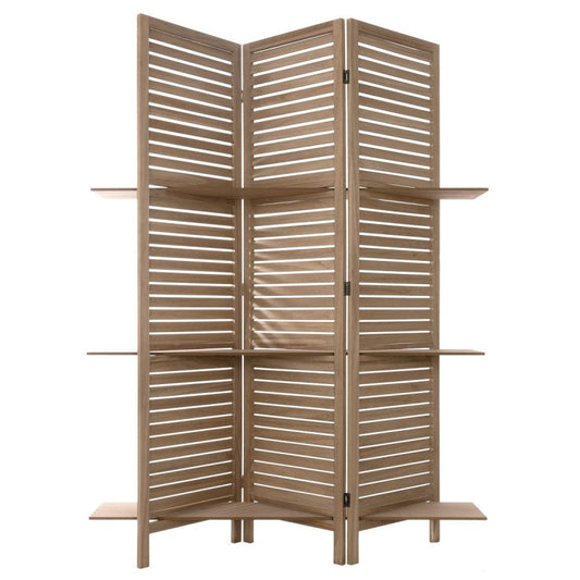  Paravent Bois 3 étagères Bois Atmosphera