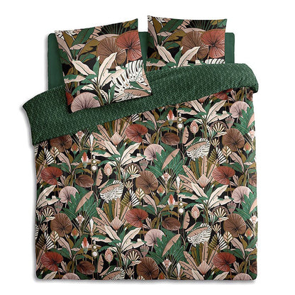  Parure De Lit Forêt Vert Et Motifs 240x220 Atmosphera