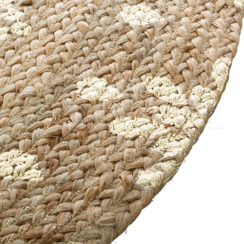  Tapis En Jute Rond Shine Atmosphera