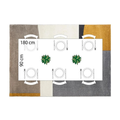  Tapis Rectangulaire Relief Abstrait 160x230 Atmosphera