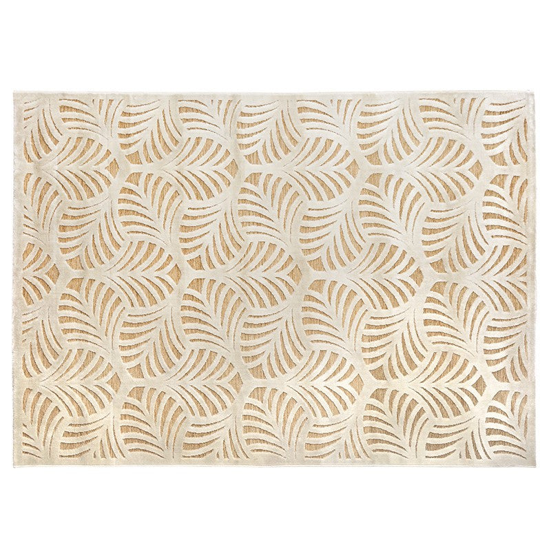  Tapis Rectangulaire Relief Feuille 160x230 Atmosphera
