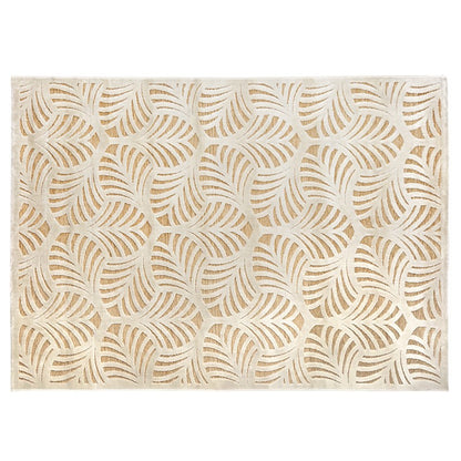  Tapis Rectangulaire Relief Feuille 160x230 Atmosphera